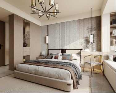 180平雅致新中卧室