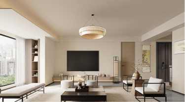 180平雅致新中客厅