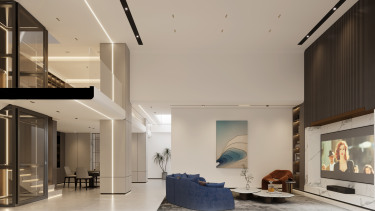 420平现代简约客厅