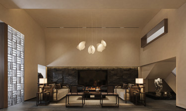 540平雅致新中客厅