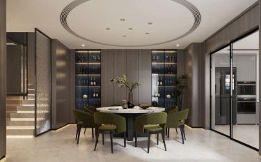 420平现代简约餐厅