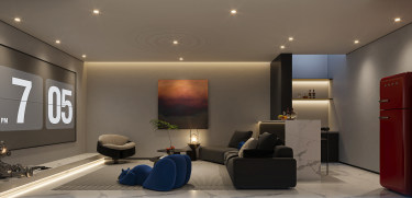 350平现代简约客厅