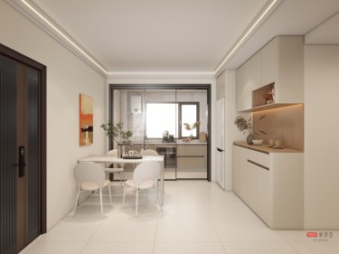 129平奶油风餐厅