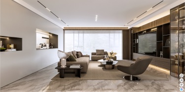 229平现代极简客厅