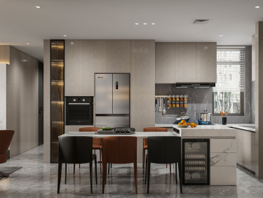 114平现代轻奢客厅