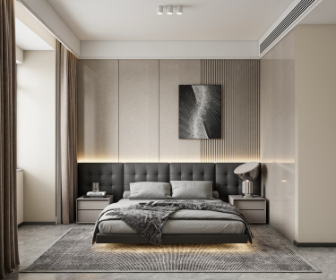 114平现代轻奢餐厅