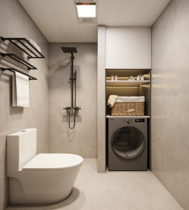 113平现代极简卧室