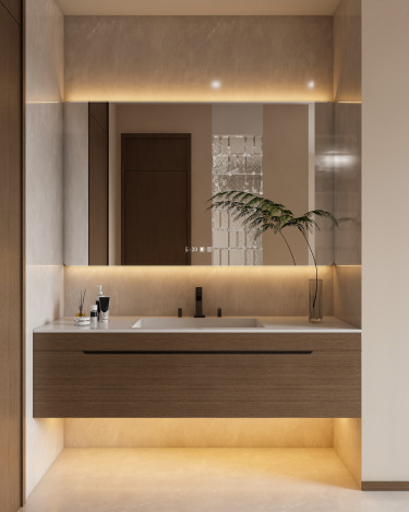 136平现代轻奢卧室