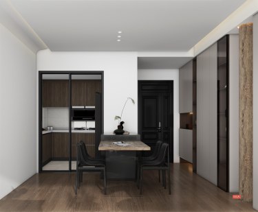 119平侘寂风餐厅