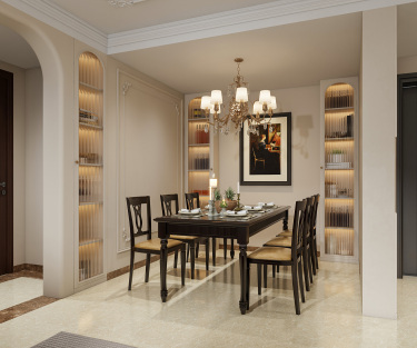 147平奶油风客厅