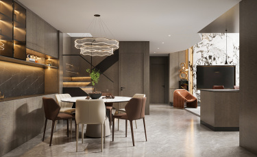 212平现代轻奢客厅