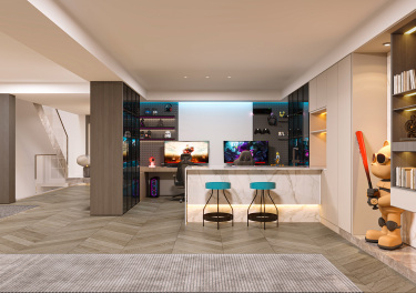 400平现代轻奢卧室