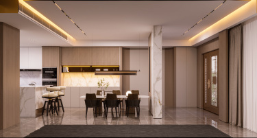 400平现代轻奢餐厅