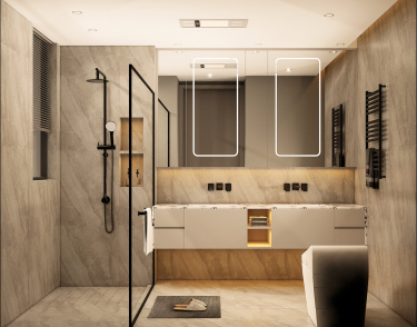 400平现代轻奢卧室