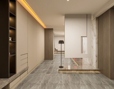 400平现代轻奢卧室