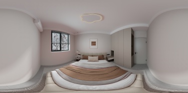 126平奶油风卧室