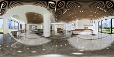 260平现代极简客厅