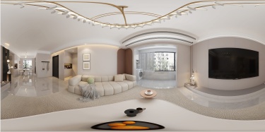 120平现代简约客厅