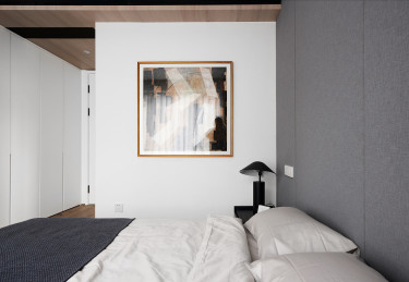 147平现代轻奢卧室