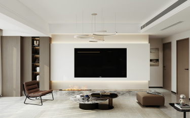 160平现代简约客厅