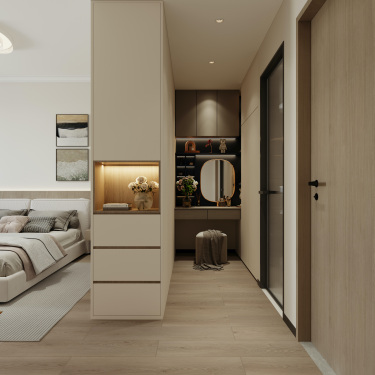 160平现代简约卧室