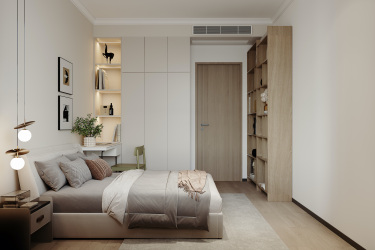 160平现代简约卧室