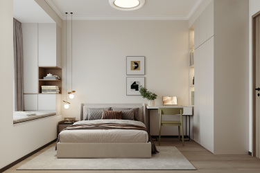 160平现代简约卧室