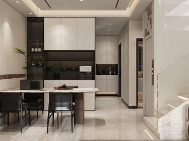 217平现代轻奢餐厅