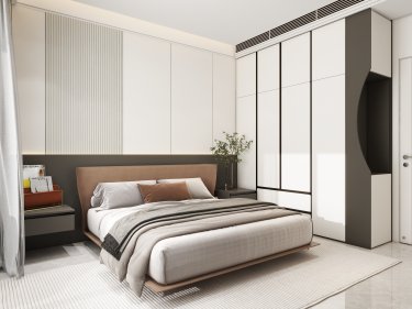 217平现代轻奢卧室