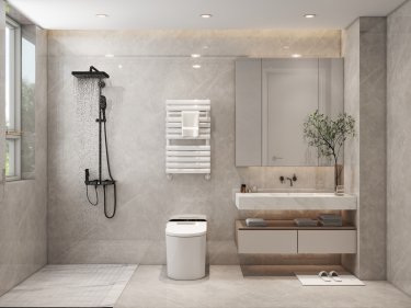 217平现代轻奢卫生间