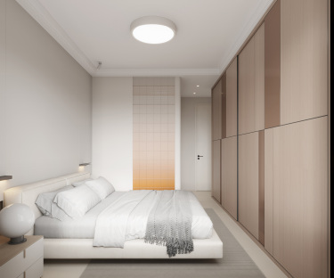 92平现代简约卧室