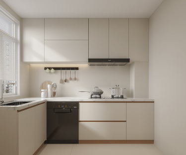 92平现代简约厨房