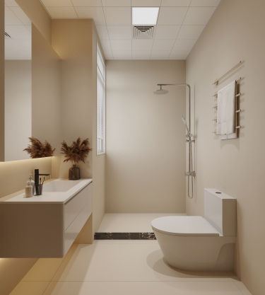 92平现代简约卫生间