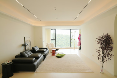 200平奶油风客厅