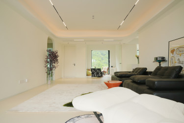 200平奶油风客厅