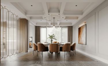 800平现代轻奢餐厅