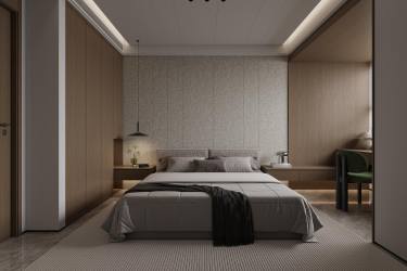 215平现代极简卧室