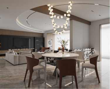 215平现代极简餐厅