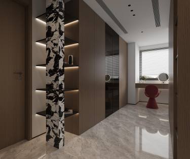 215平现代极简卧室