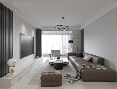 140平现代简约客厅