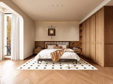 154平美拉德复古风卧室