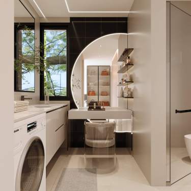 185平新混搭风卧室