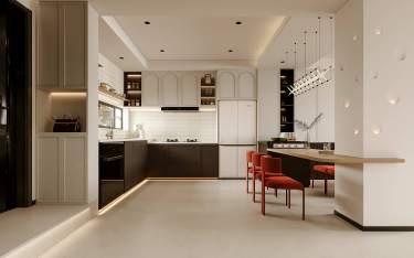 185平新混搭风餐厅