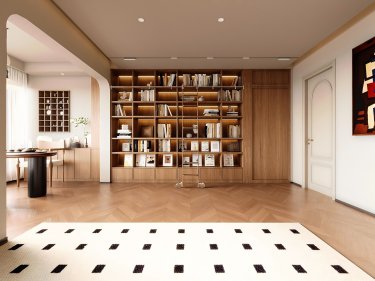 154平美拉德复古风客厅