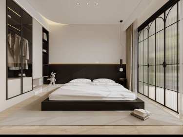 185平新混搭风卧室