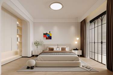 185平新混搭风卧室