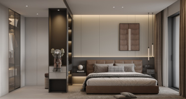 116平现代简约卧室