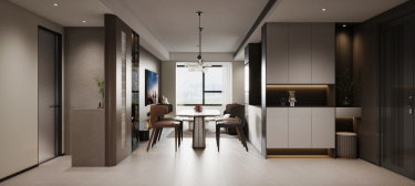 116平现代简约餐厅