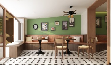 50平新混搭风客厅