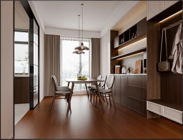 120平美拉德复古风餐厅